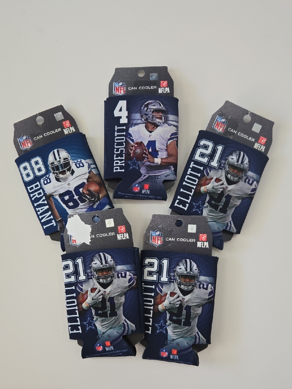 NFL Dallas Cowboys Player Can Coolers - Navy Blue